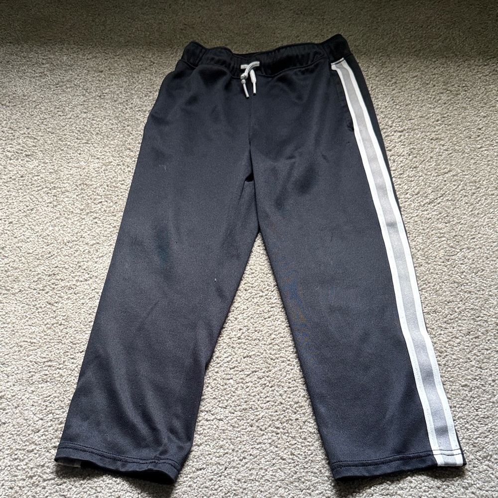 Carter's Black Joggers with White Stripe